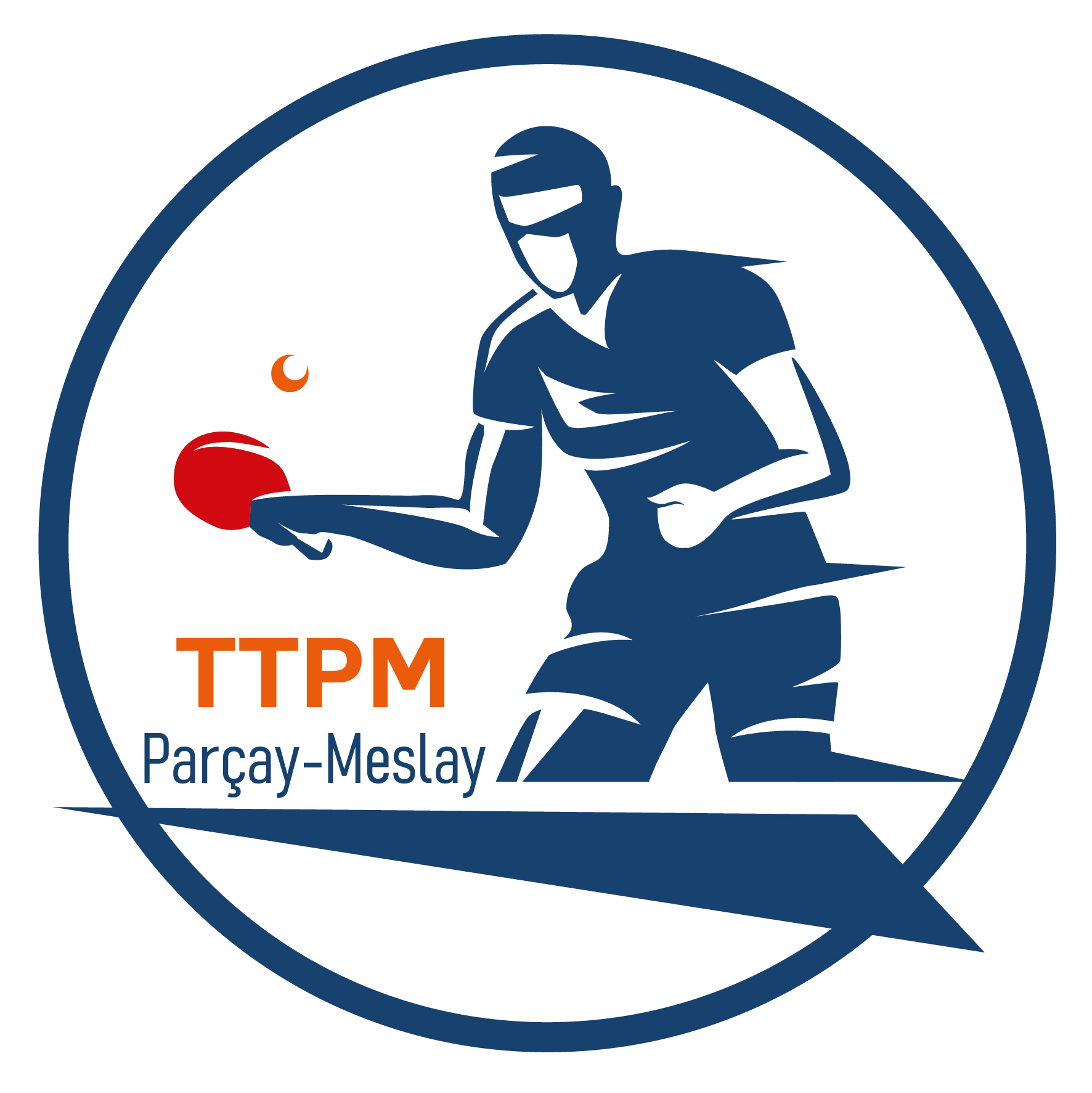 Logo du club de tennis de table de Parçay-Meslay