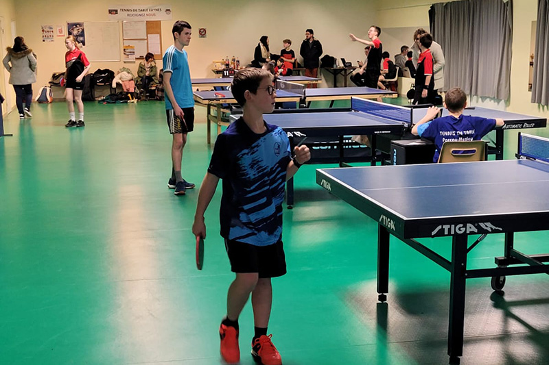 Tennis de table jeunes Parçay-Meslay
